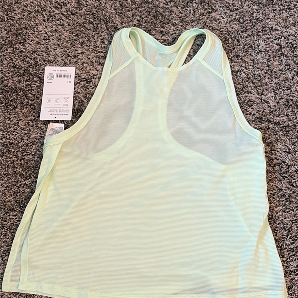 Athleta Light Green Tank Top